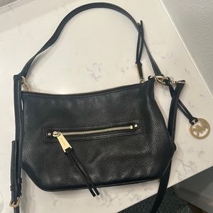 Michael Kors Cross Body Purse- Pebble Leather (Black)